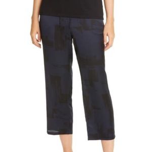 Eileen Fisher silk cotton crop pants